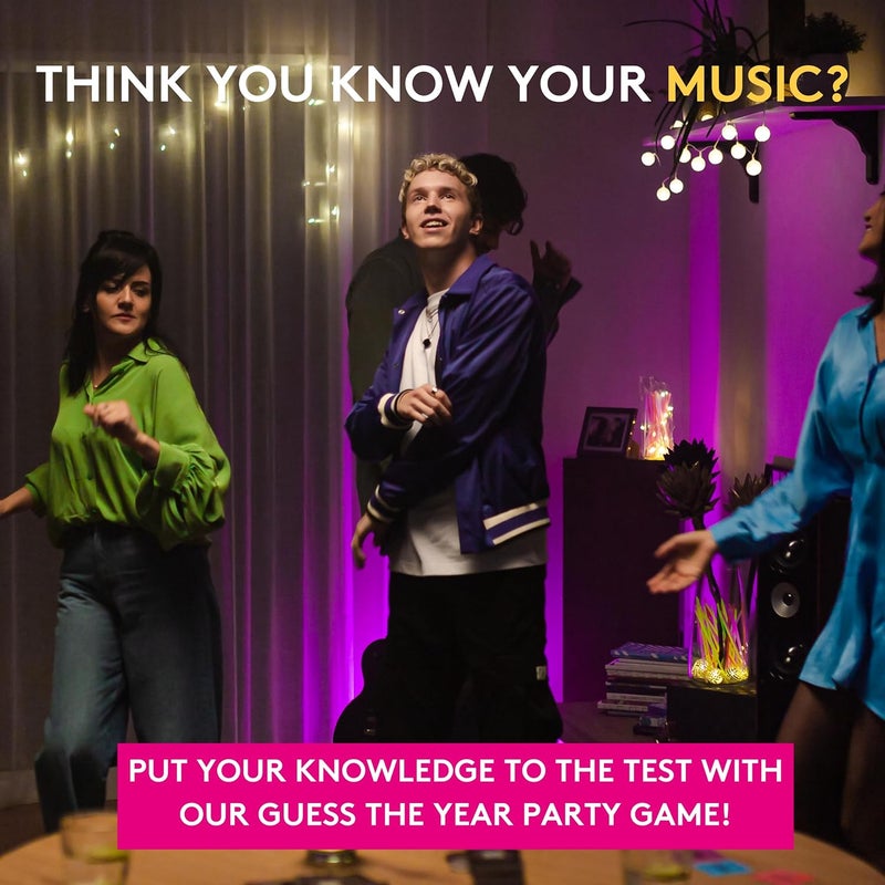 jumbo Hitster - The Music Fun Party Quiz Card Game, 2-10 Players - 300 Plus Iconic Music Hits - Great for Adult and Family Game Night - Image 3